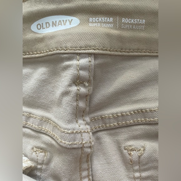 Old Navy Tan Super Skinny Pants - Picture 3 of 3